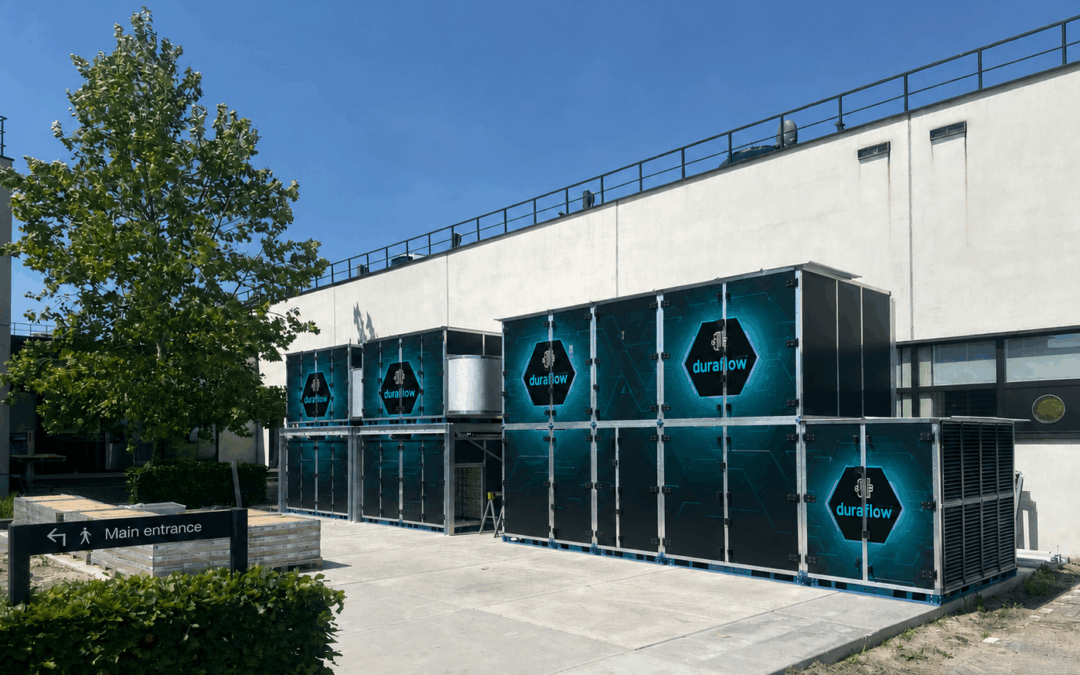 Wereldprimeur: Duraflow bouwt eerste 120 kW PCM-koelinstallatie ter wereld voor IT-infrastructuur